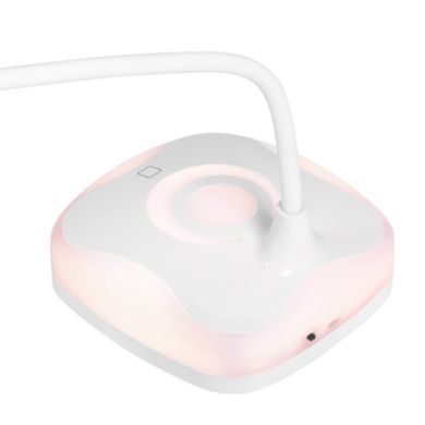 Activejet, Classic Plus, nowoczesna lampka na biurko z funkcją oświetlenia nocnego, LED, biała