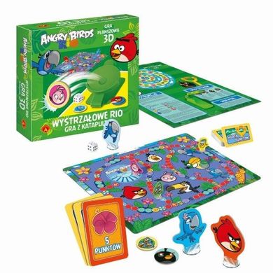 Alexander, Angry Birds Rio, Wystrzałowe Rio z katapultą, gra planszowa 3D