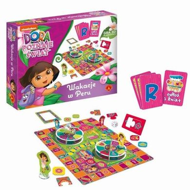 Alexander, Dora poznaje świat, Wakacje w Peru, gra planszowa 3D