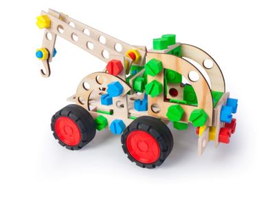 Alexander, Mały Konstruktor Junior, 3w1, Dźwig, zestaw konstrukcyjny