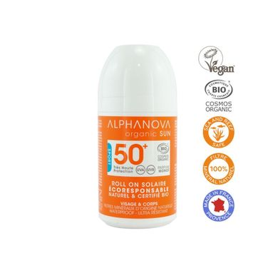 Alphanova Sun, Extreme Sport, bio krem przeciwsłoneczny w kulce, filtr SPF50+