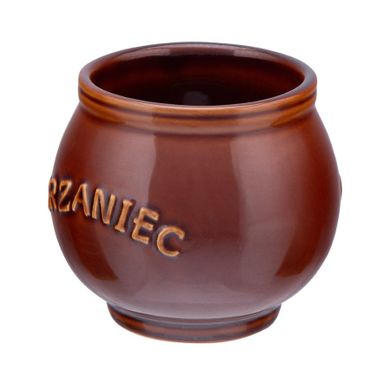 Altom Design, grzaniec, kubek ceramiczny beczułka, 320 ml, z napisem