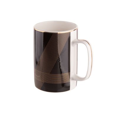 Altom Design, Modern Art, kubek prosty, czarny, 350 ml