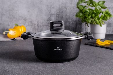 Altom Design, Valdinox, Strong garnek z pokrywą, 20 cm, 2,4l