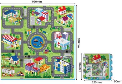 Anek dla Dzieci, Miasto, puzzle piankowe