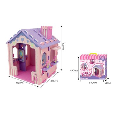 Anek dla dzieci, puzzle piankowe, domek dla lalek