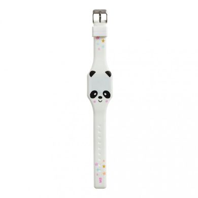 Apli Kids, Miquelrius, cyfrowy silikonowy zegarek na rękę, panda