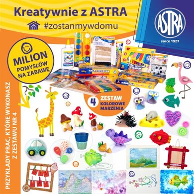 Astra, Kolorowe Marzenia, zestaw plastyczny