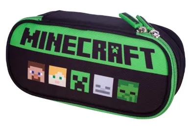 Astra, Minecraft, piórnik, owalny, Alex & Steve
