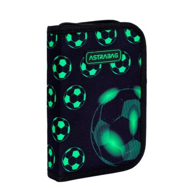 Astrabag, piórnik rozkładany, pojedynczy, z wyposażeniem, Neo Football