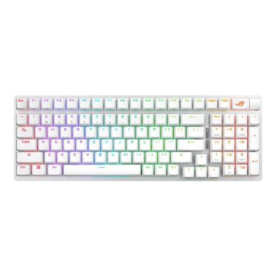 Asus, ROG Strix Scope II 96 Wireless, klawiatura, biała, NX/PBT