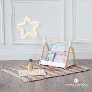 Atmosphera for kids, mini regał na książki, drewno
