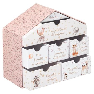 Atmosphera for kids, pudełko wspomnień, Memory Box, domek, 20,3-9-19 cm