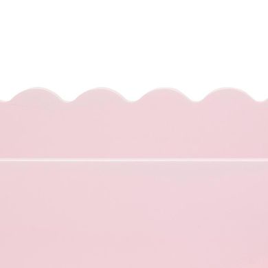 Atmosphera for kids, regał na książki dla dzieci, wave z falbanką, 48-32-60 cm