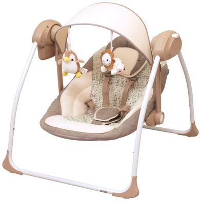 Baby Mix, huśtawka, leżaczek, brązowy