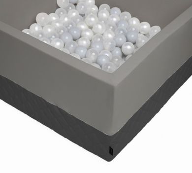 Baby Steps, Velvet, suchy basen z piłeczkami, dark gray