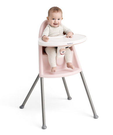 BabyBjörn, High Chair, krzesełko do karmienia, różowe