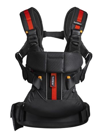 BabyBjörn, One Outdoors, nosidełko dla niemowląt, czarne