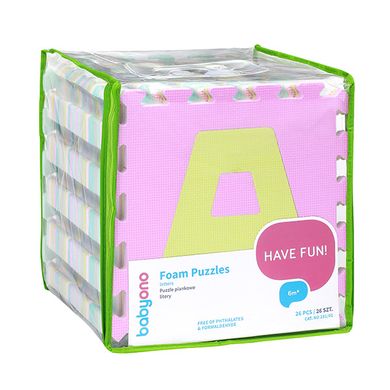 BabyOno, Alfabet, puzzle piankowe, 26 szt.