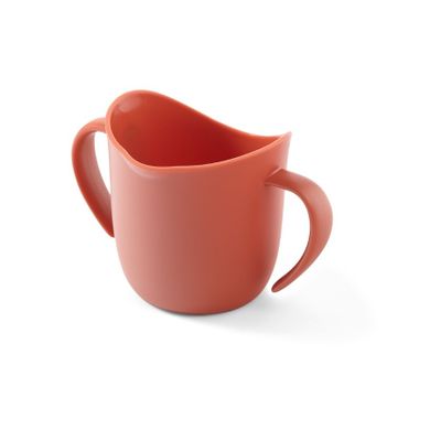 BabyOno, Flow, ergonomiczny kubek treningowy, pomarańczowy