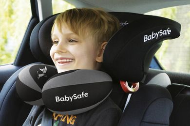 BabySafe, poduszka podróżna, grey