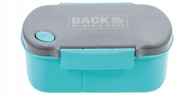 BackUp, lunchbox, turkusowy