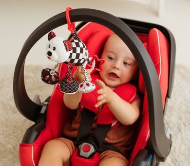 Balibazoo, Miś Jacuś, zawieszka z wibracją, kontrastowa