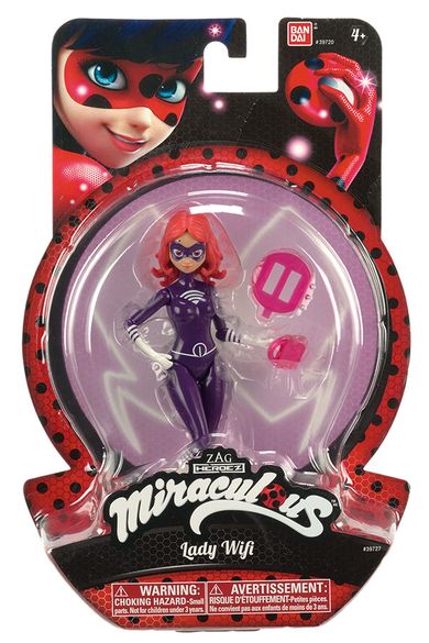 Bandai, Miraculous, Lady Wifi, figurka, 14 cm