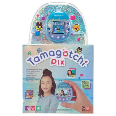 Bandai, Tamagotchi Pix, zabawka interaktywna, Blue