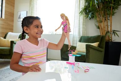 Barbie, Barbie pływaczka, zestaw z lalką i akcesoriami