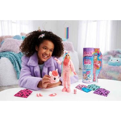 Barbie, Cutie Reveal, lalka lama z akcesoriami, seria 2