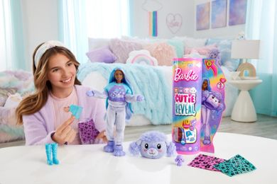 Barbie, Cutie Reveal, Słodkie stylizacje, lalka pudelek z akcesoriami