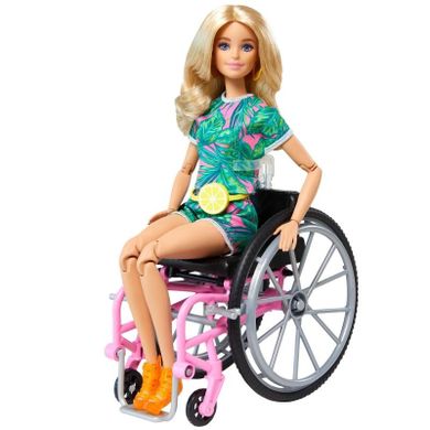 Barbie, Fashionistas, Lalka na wózku, blondynka