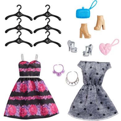 Barbie Fashionistas, Stylowa garderoba, zestaw z lalką i akcesoriami