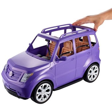 Barbie, fioletowy SUV, auto dla lalki