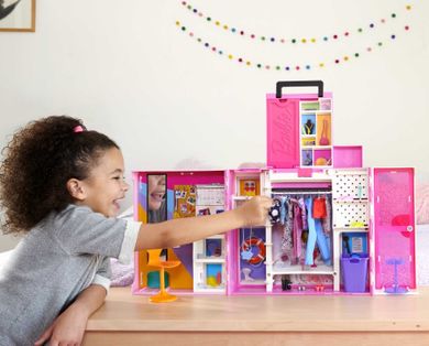 Barbie, Garderoba, zestaw akcesoriów bez lalki