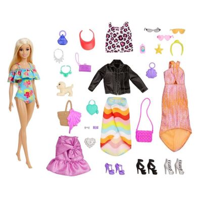 Barbie, Kalendarz adwentowy, Styl i szyk, zestaw z lalką i akcesoriami