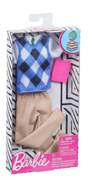 Barbie, Kariera, ubranka dla lalki, Ken nauczyciel
