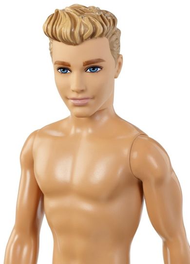 Barbie, plażowa lalka Ken, spodenki w kwiaty