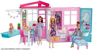 Barbie, Przytulny domek dla lalek, zestaw bez lalek