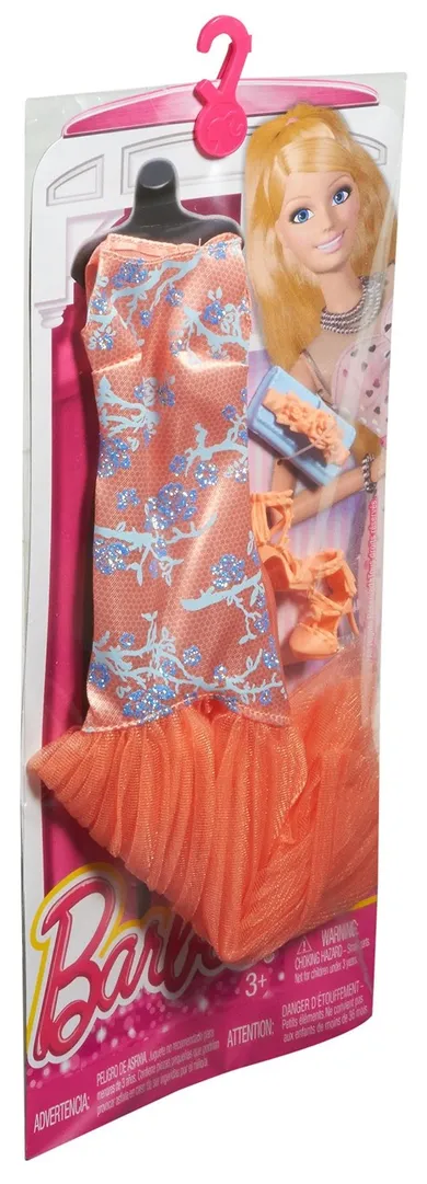 Barbie, Sukienki z dodatkami, CFX97, zestaw akcesoriów