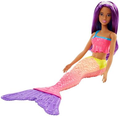 Barbie Syrenka, lalka z fioletowymi włosami