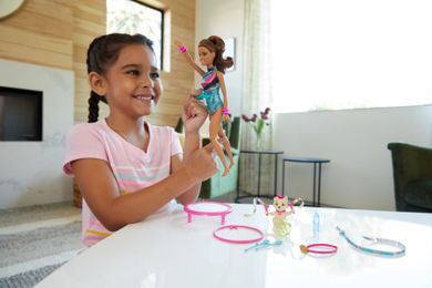 Barbie, Teresa gimnastyczka, zestaw z lalką i akcesoriami