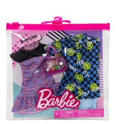Barbie, ubranka dla Barbie i Kena, zestaw