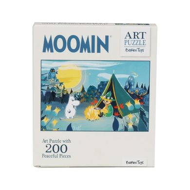Barbo Toys, Muminki, puzzle artystyczne, niebieskie, 200 elementów