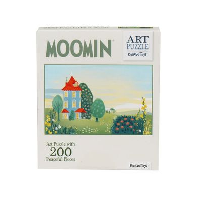 Barbo Toys, Muminki, puzzle artystyczne, zielone, 200 elementów
