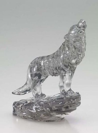 Bard Crystal, Wilk, puzzle 3D, 37 elementów
