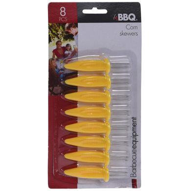 BBQ, uchwyt do kolby kukurydzy, 8 szt.