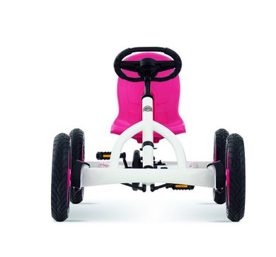 Berg, Buddy, gokart, biało-różowy