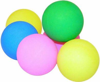 Best Sporting, piłeczki do tenisa stołowego, kolorowe, 6 szt.